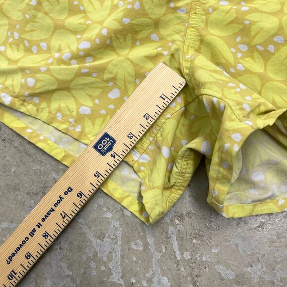Patagonia Shorts Womens Medium Yellow Floral Barely Baggies 57058 No Liner AOP - Picture 12 of 16